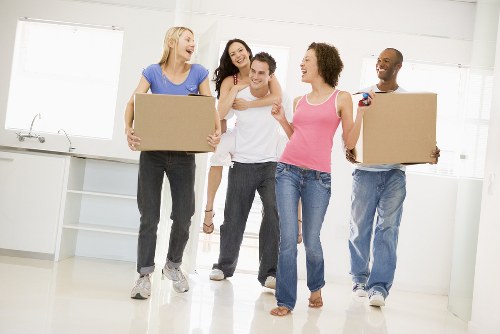 Planning home moves in Kingston upon Thames with packed boxes and moving checklist