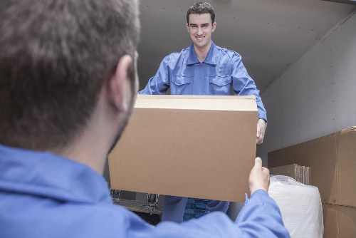 Removal van and moving boxes in Kingston upon Thames