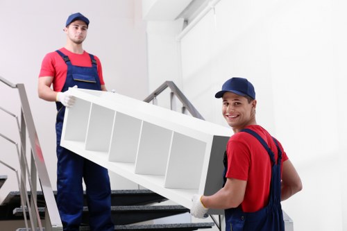 Moving van and boxes for removals in Kingston upon Thames
