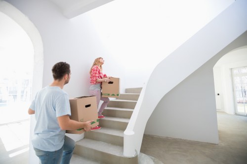 Packing and moving office furniture for a Kingston business