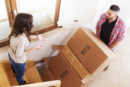 Local office removals team working in Kingston upon Thames