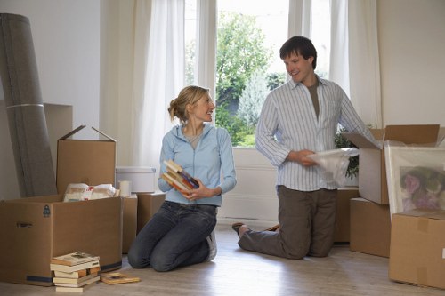 Student move support near Kingston upon Thames with boxes and bags