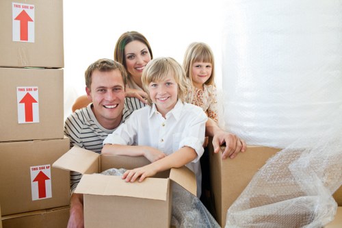 Household items safely stored in a Kingston upon Thames storage unit