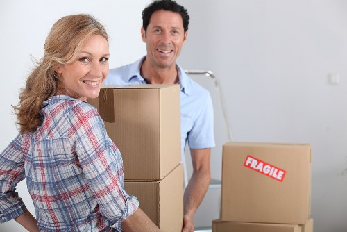 Professional man and van team handling a local move in Kingston upon Thames