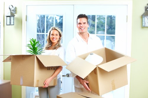 Furniture dismantling during office relocation