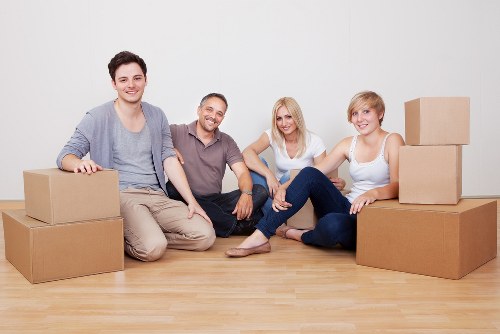 Secure loading of household items for flat removals in Kingstonuponthames