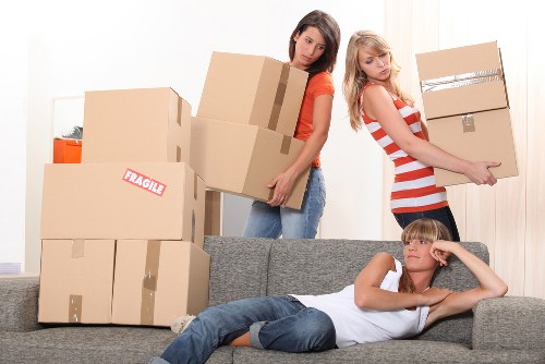 Van loading for student removals in Kingston upon Thames